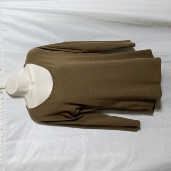 Peruvian Connection Tunic Top Cotton Stretch  Sz S  Brown Very Soft Pre_… - Picture 1 of 9
